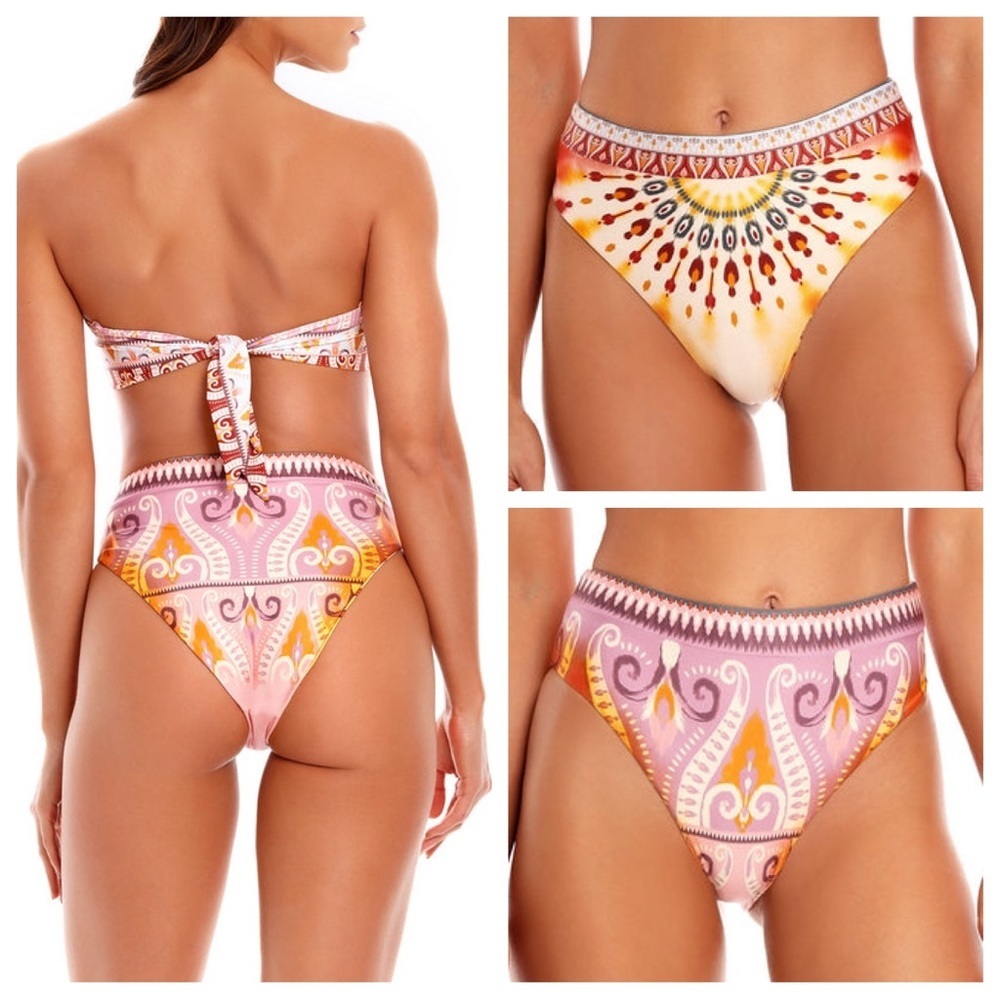 Agua Bendita Multicolor Patterned Bikini
